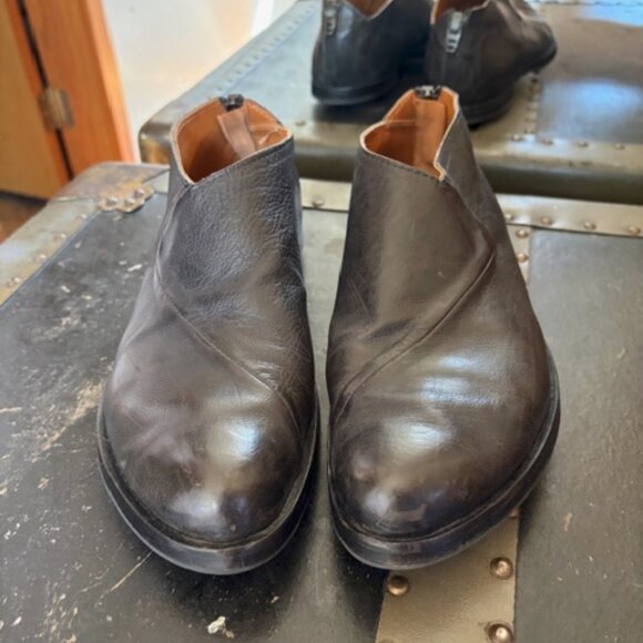 Cydwok handmade black leather shoes, women's size 38 - Picture 2 of 4